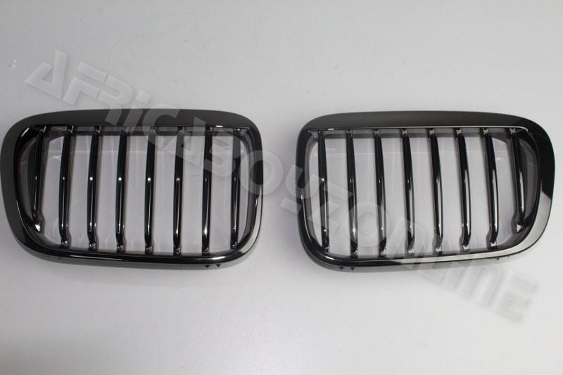 BMW E36 GRILLE SET [DARK-CHROME] NEW SPEC