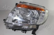 FORD RANGER 2.2D (2012) SINGLE CAB HEADLIGHT LEFT HAND SIDE [CHROME]