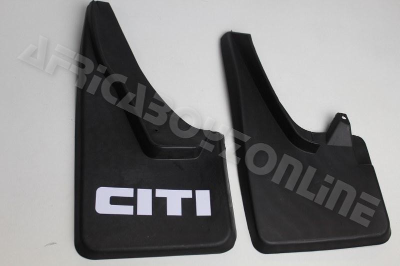 VW GOLF 1 (1992) MUD FLAP SET [WITH WHITE LETTERS]