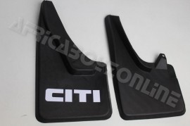 VW GOLF 1 (1992) MUD FLAP SET [WITH WHITE LETTERS]