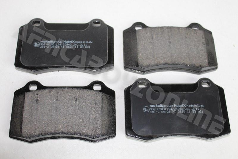 JEEP GRAND CHEROKEE 6.4 SRT V8 15- BRAKE PADS REAR